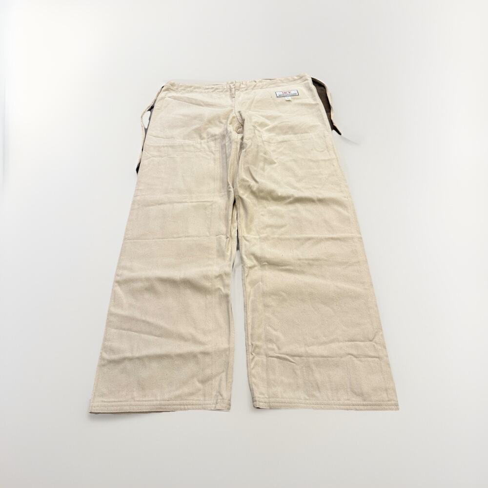 Howard Combat Kimonos HCK Martial Arts Pants Size 6 Unbleached Canvas Waist Tie